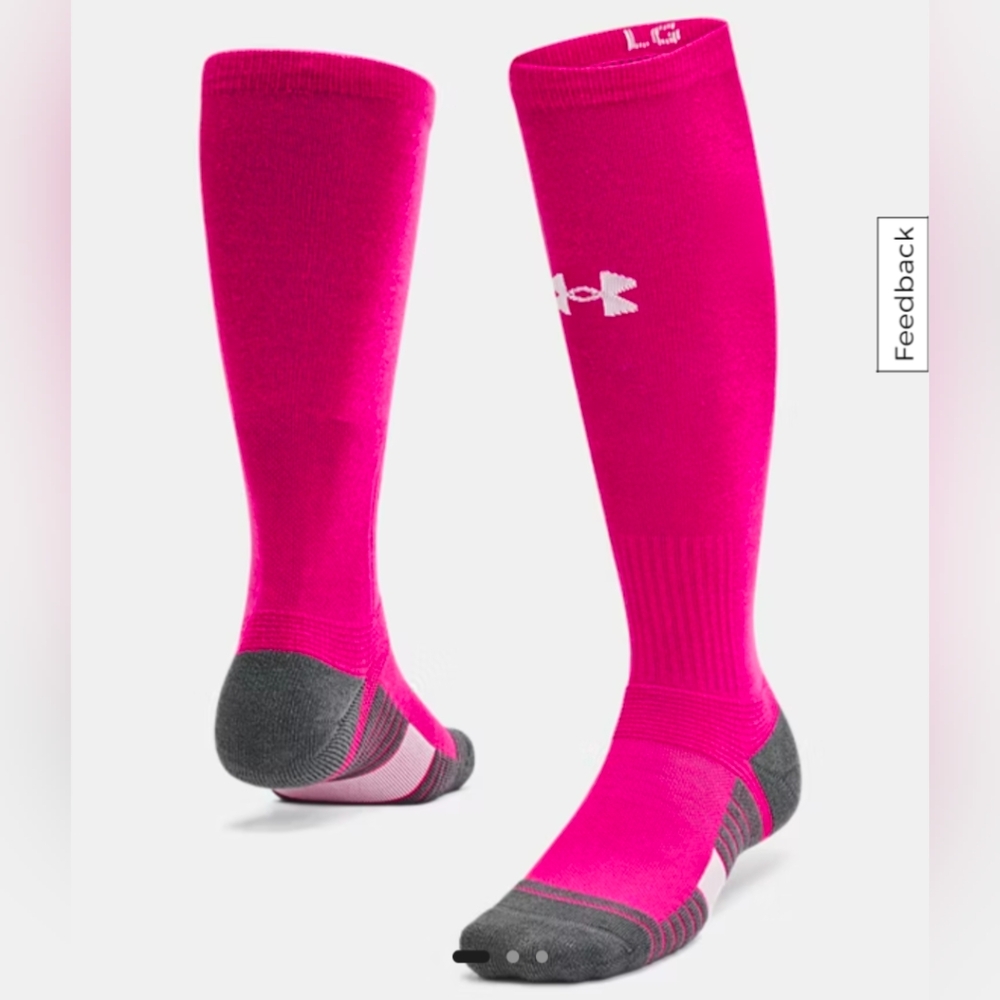 Under Armour UA Team Over-The-Calf Performance Socks 1 pair NEW!